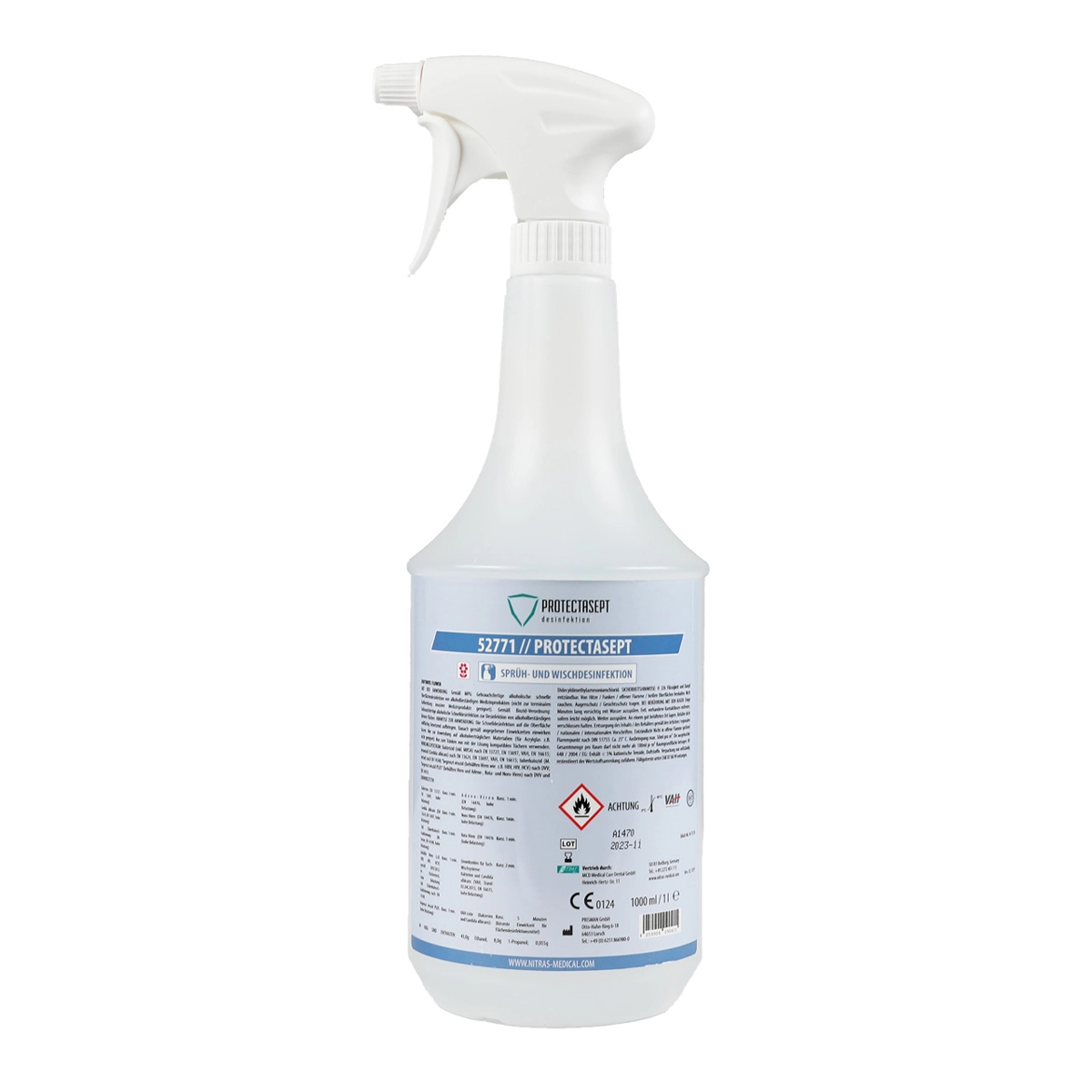 Nitras Spray e Salviette Disinfezione Fiori 1L